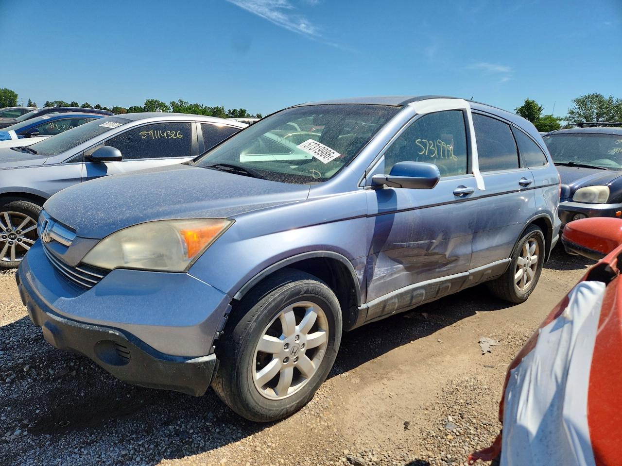 2007 HONDA CRV EXL | JHLRE48717C117941 | UPCARS