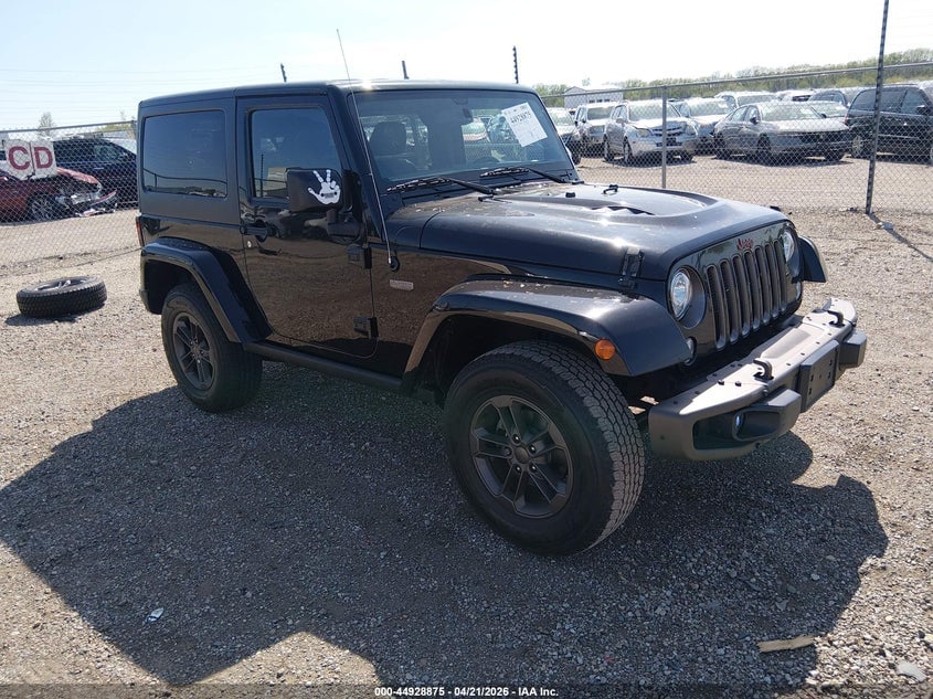 2017 JEEP WRANGLER 75TH ANNIVERSARY EDITION 4X4 | 1C4AJWBG8HL536719 | UPCARS