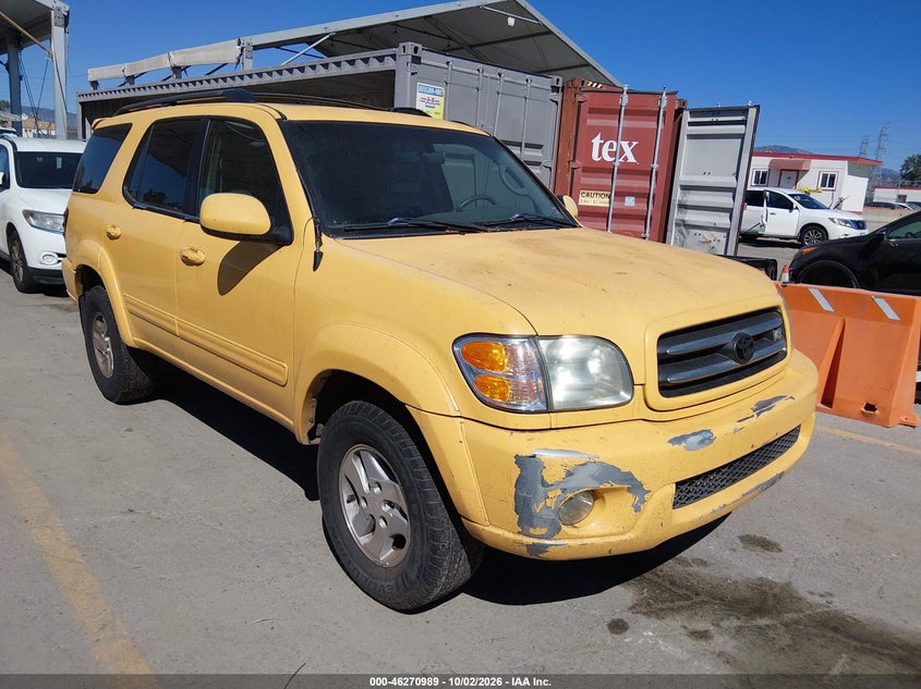 2001 TOYOTA SEQUOIA LIMITED V8 | 5TDZT38A51S027576 | UPCARS