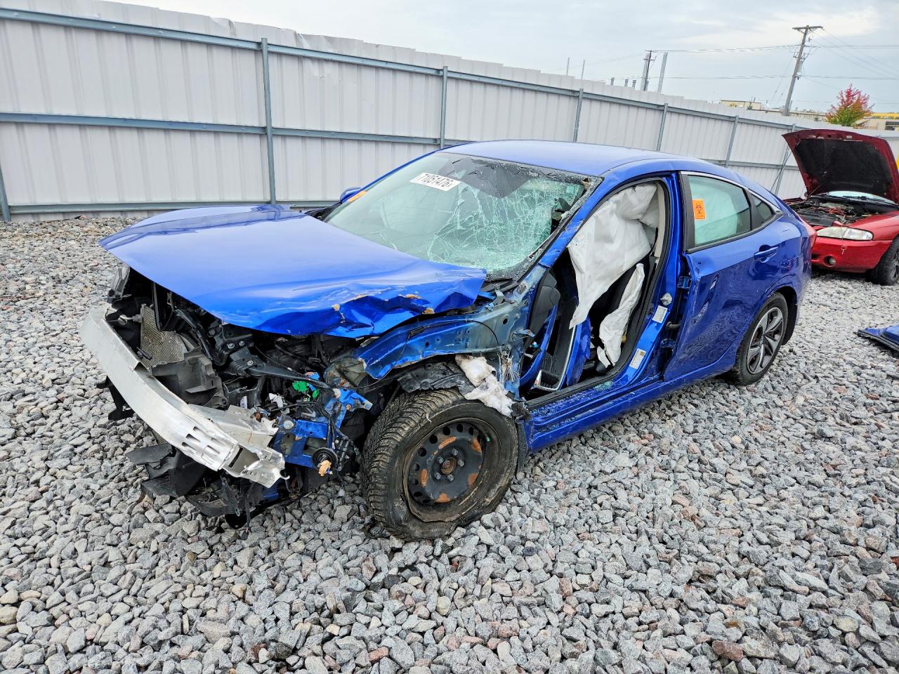 2019 HONDA CIVIC LX | 19XFC2F61KE038419 | UPCARS