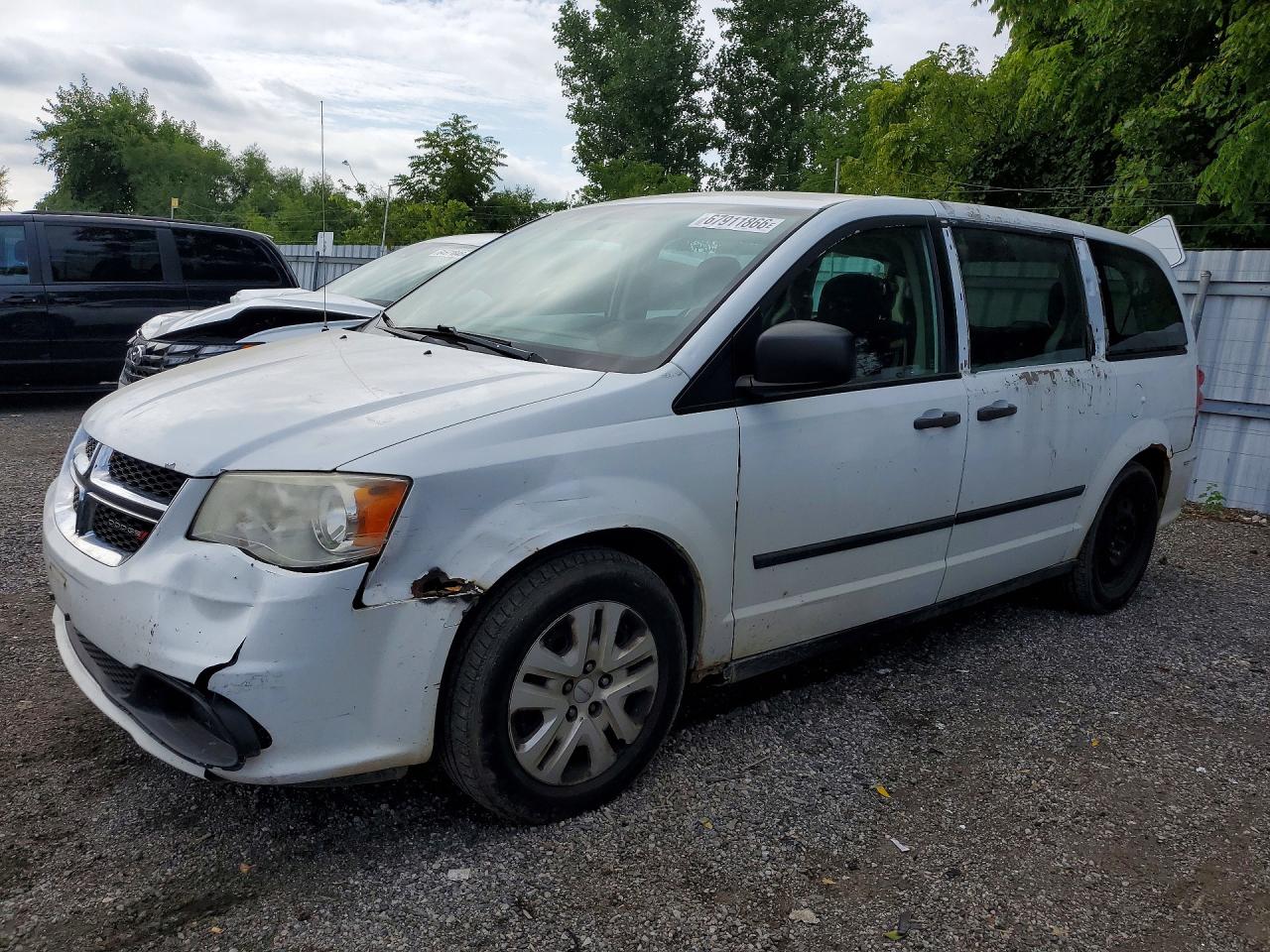 2013 DODGE CARAVAN SE | 2C4RDGBG3DR822186 | UPCARS
