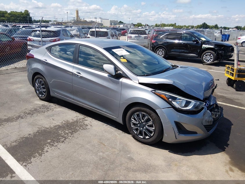 2016 HYUNDAI ELANTRA SE | 5NPDH4AEXGH688033 | UPCARS
