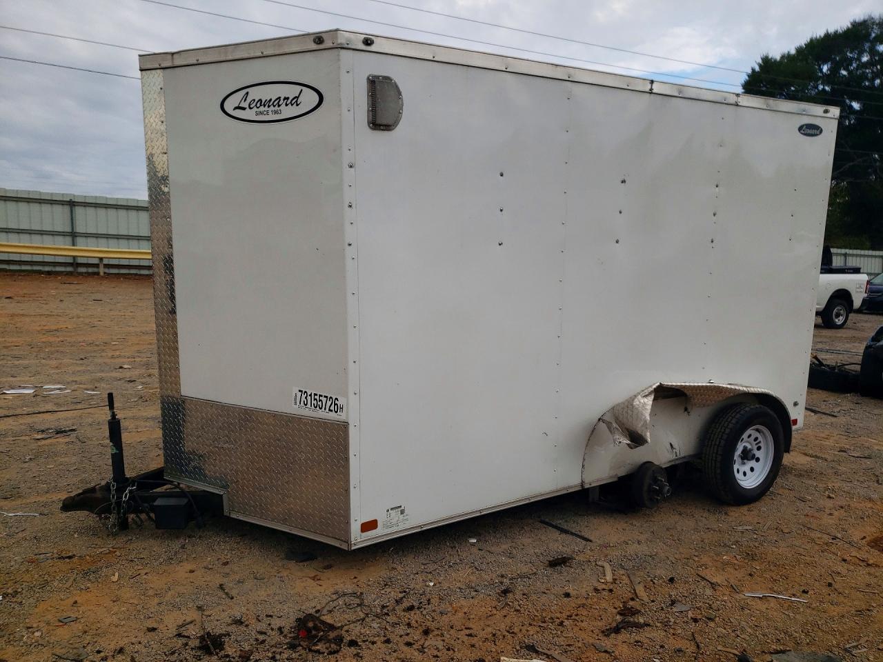 2022 NATIONCRAFT ENCLOSED T LEONARD 7X12TA2 ENCLOSED CARGO TRAILER | 7PVBE1228ND002338 | UPCARS