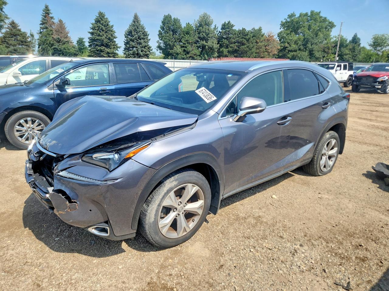 2017 LEXUS NX BASE | JTJBARBZXH2140656 | UPCARS