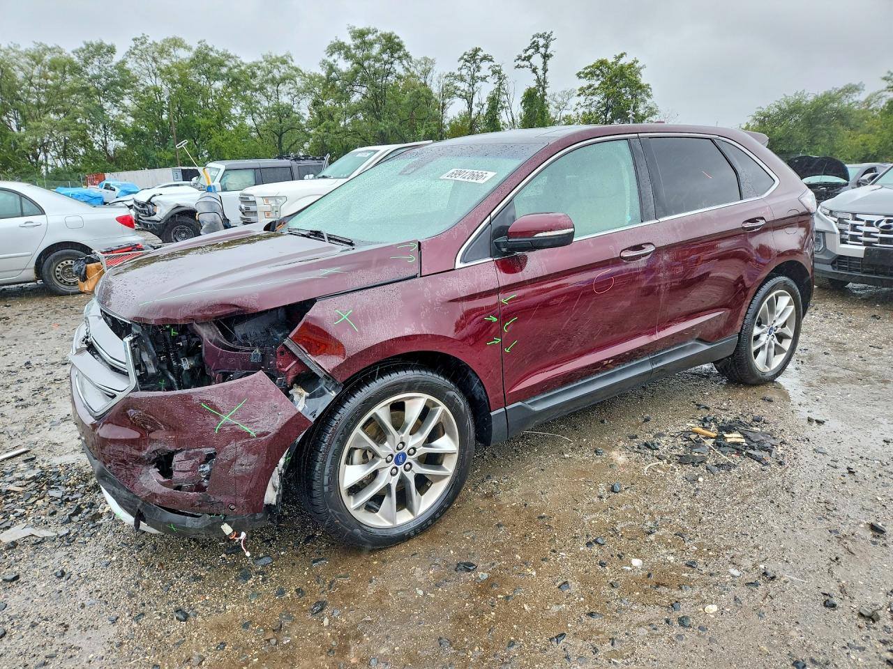 2018 FORD EDGE TITANIUM | 2FMPK4K85JBC30597 | UPCARS