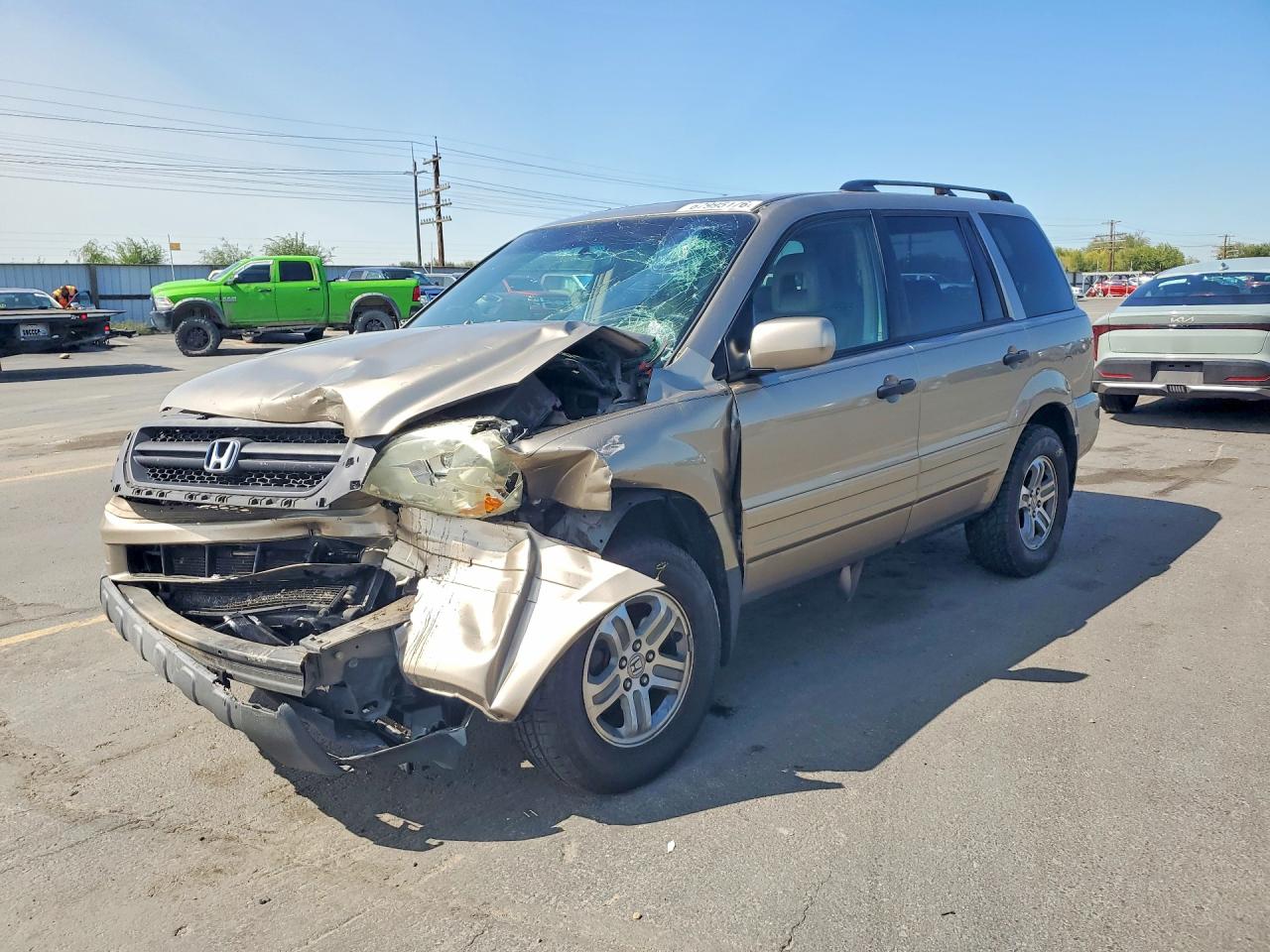2005 HONDA PILOT EXL | 5FNYF18545B034300 | UPCARS