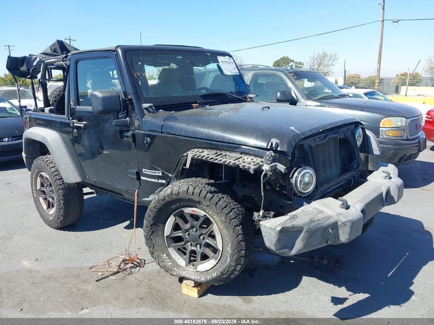 2010 JEEP WRANGLER SPORT | 1J4AA2D17AL165179 | UPCARS