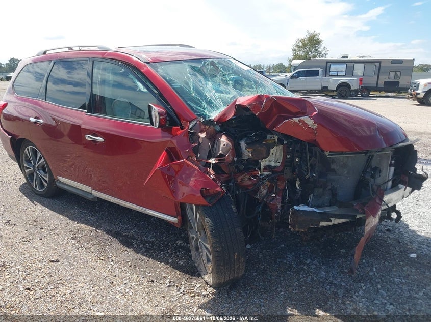 2019 NISSAN PATHFINDER PLATINUM | 5N1DR2MNXKC629383 | UPCARS