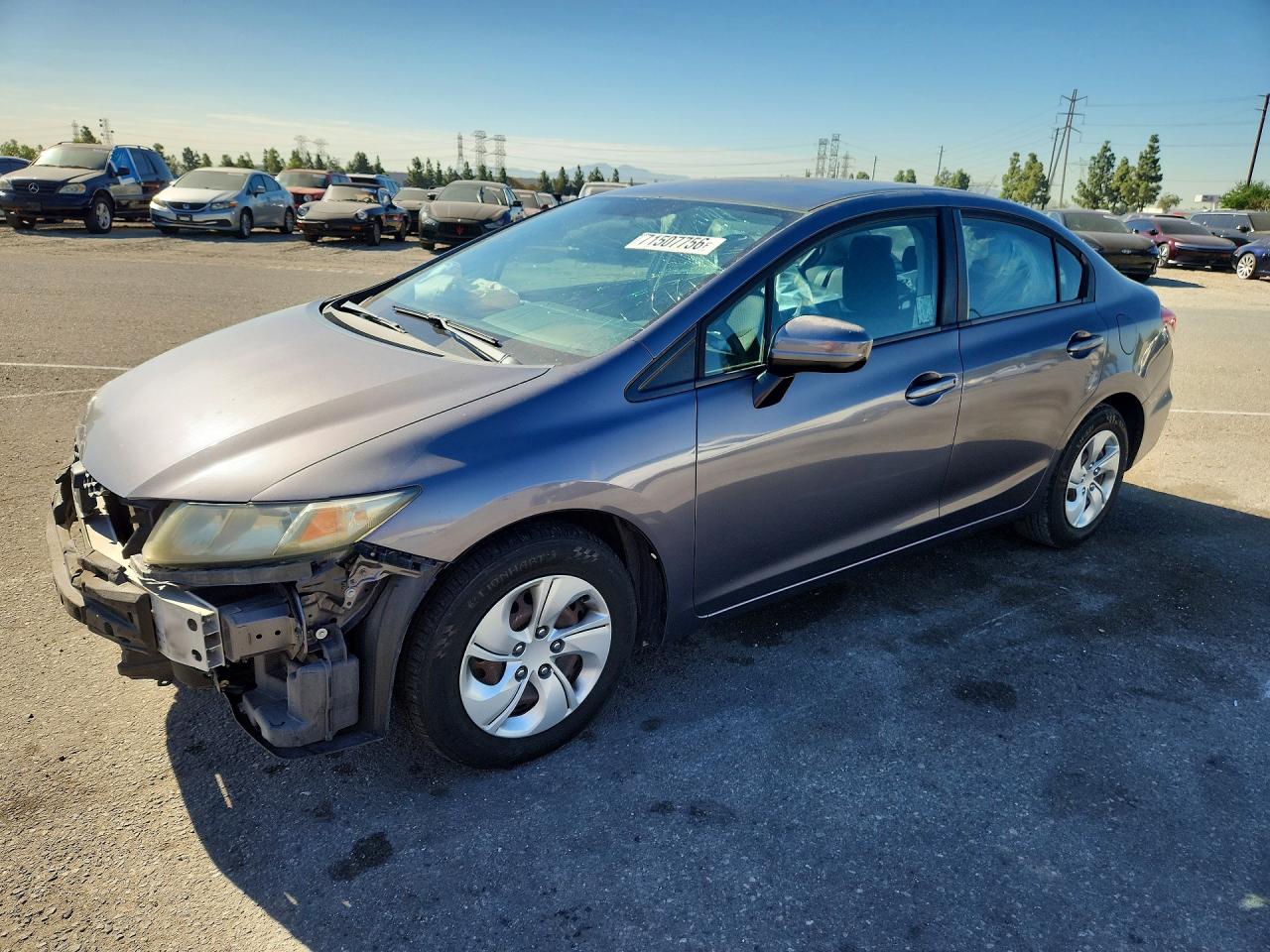 2014 HONDA CIVIC LX | 19XFB2F56EE234001 | UPCARS
