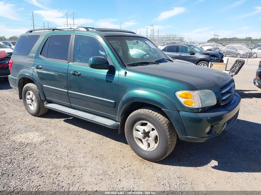 2001 TOYOTA SEQUOIA LIMITED V8 | 5TDZT38AX1S043160 | UPCARS