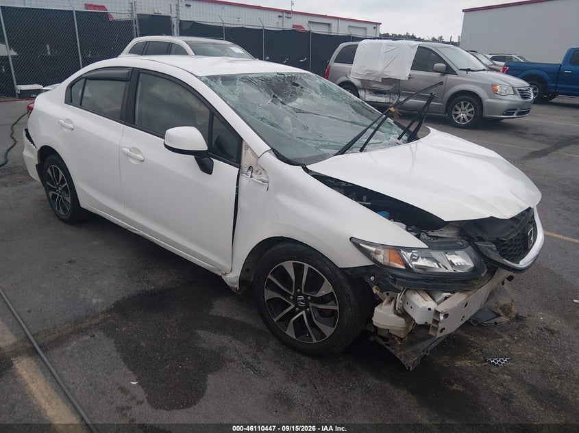 2013 HONDA CIVIC LX | 19XFB2F56DE061322 | UPCARS