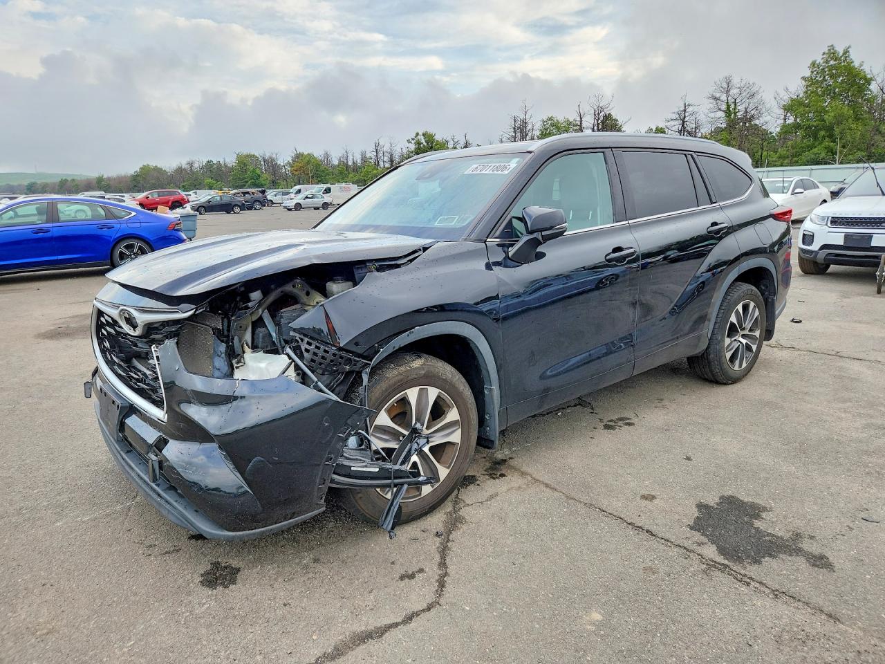 2021 TOYOTA HIGHLANDER XLE | 5TDGZRBH9MS544592 | UPCARS