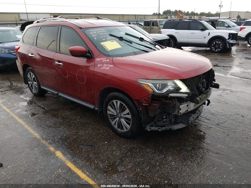 2017 NISSAN PATHFINDER SV | 5N1DR2MN4HC613463 | UPCARS