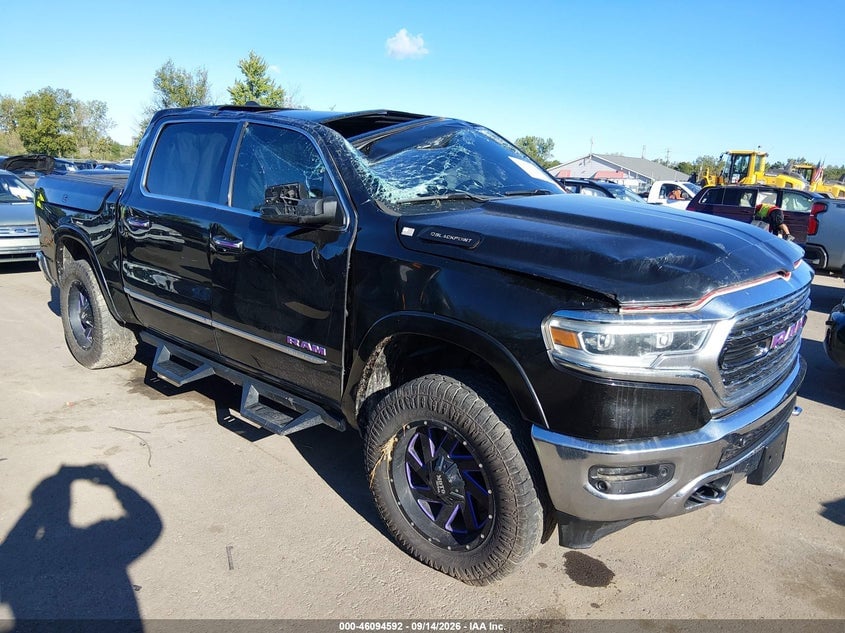 2019 RAM 1500 LIMITED  4X4 5'7 BOX | 1C6SRFHT3KN714332 | UPCARS