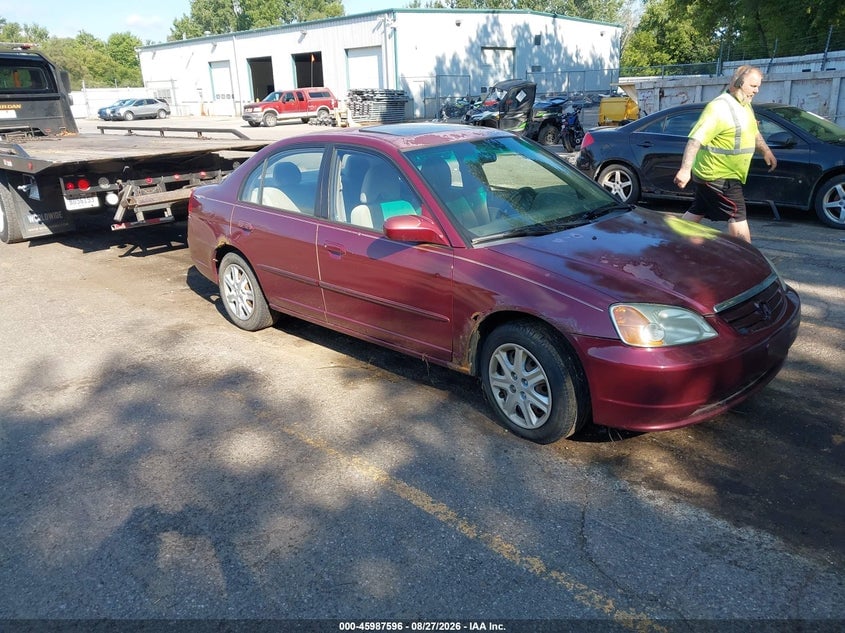 2003 HONDA CIVIC EX | 2HGES26733H575467 | UPCARS