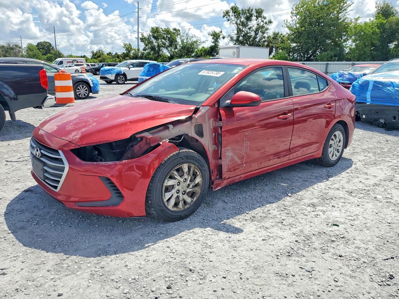 2017 HYUNDAI ELANTRA SE | KMHD74LF6HU367537 | UPCARS