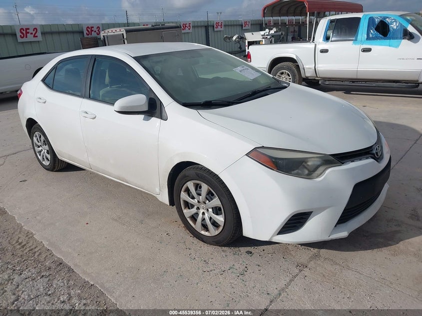 2016 TOYOTA COROLLA LE | 2T1BURHE9GC733908 | UPCARS