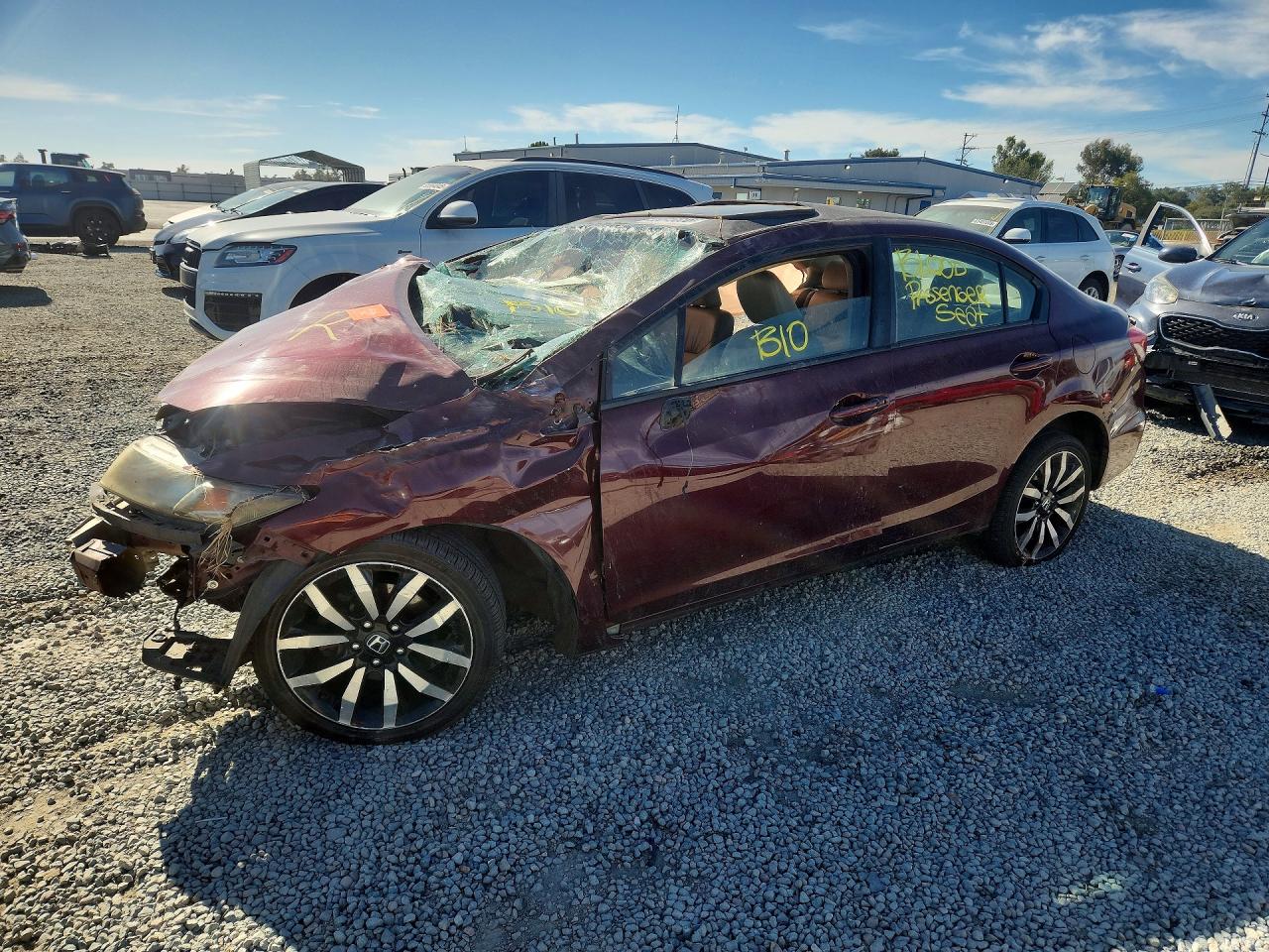 2015 HONDA CIVIC EXL | 2HGFB2F9XFH522145 | UPCARS