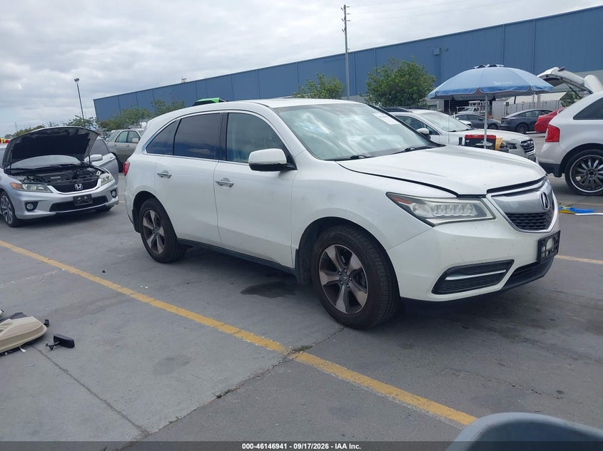 2016 ACURA MDX ACURAWATCH PLUS PACKAGE | 5FRYD3H27GB006371 | UPCARS