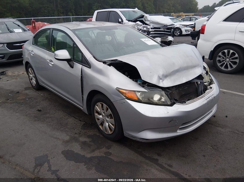 2012 HONDA CIVIC LX | 2HGFB2F58CH310580 | UPCARS