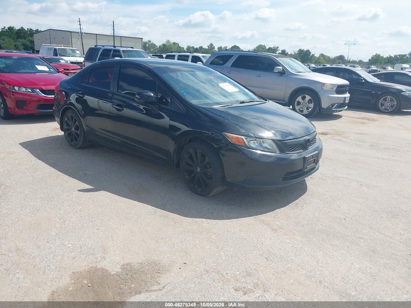 2012 HONDA CIVIC LX | 2HGFB2F58CH566296 | UPCARS