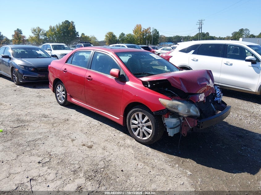 2010 TOYOTA COROLLA S | 2T1BU4EE2AC262893 | UPCARS