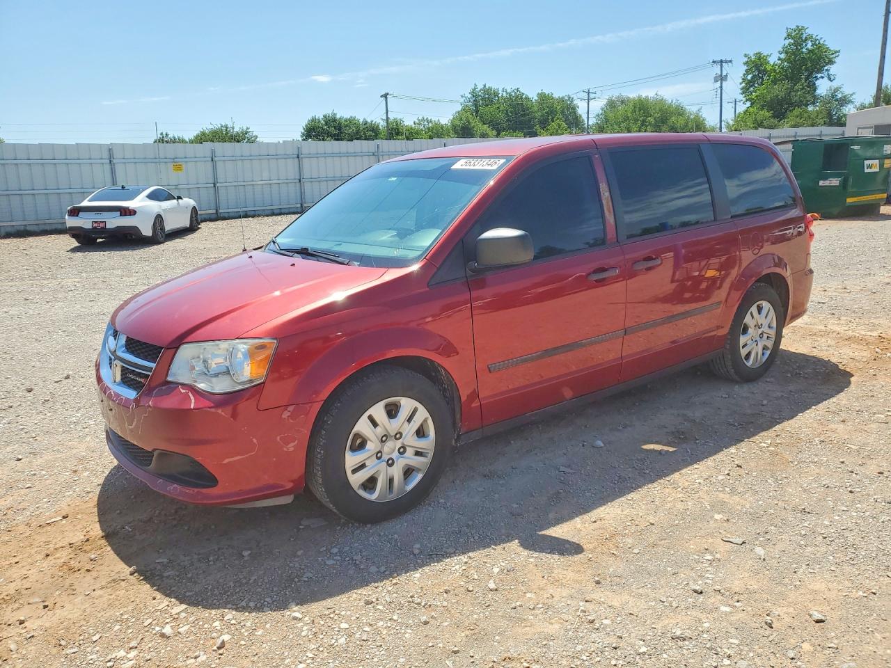 2016 DODGE CARAVAN SE | 2C4RDGBG4GR103369 | UPCARS