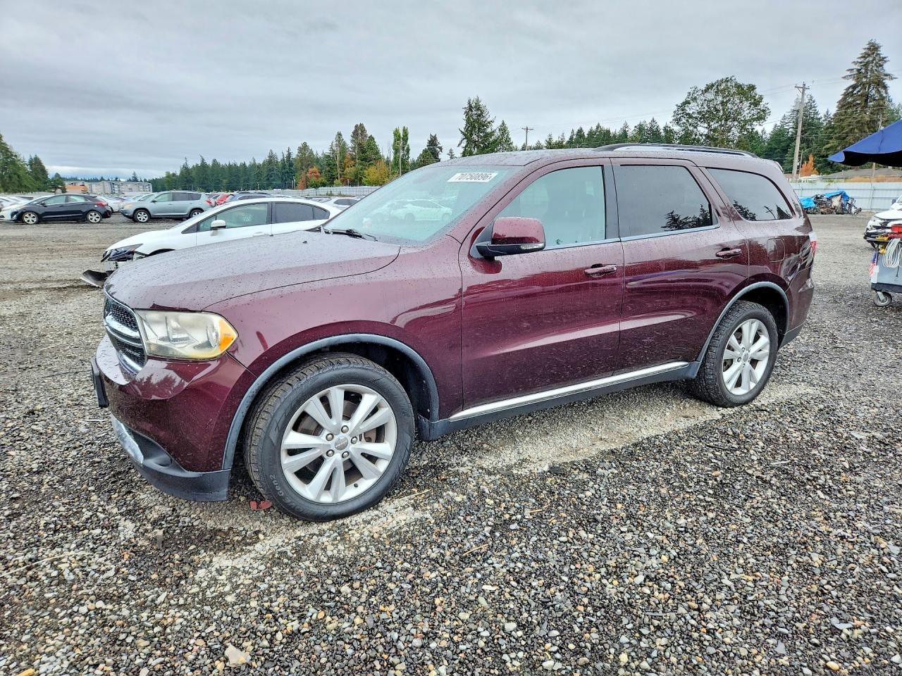 2012 DODGE DURANGO CREW | 1C4SDJDT6CC163309 | UPCARS