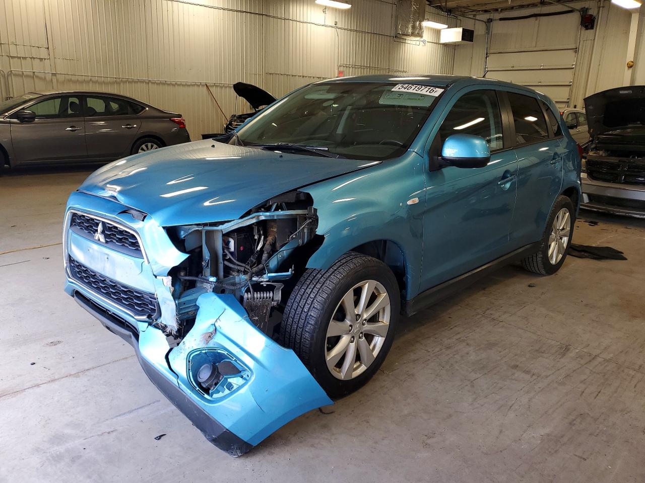 2014 MITSUBISHI OUTLANDER ES | 4A4AR3AU6EE014548 | UPCARS