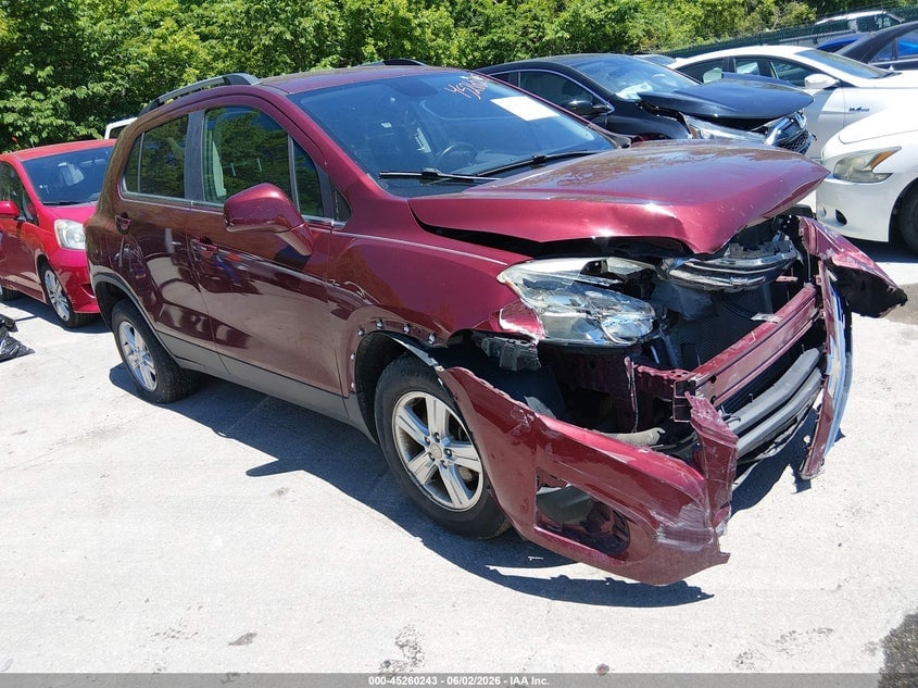 2016 CHEVROLET TRAX LT | 3GNCJPSBXGL216976 | UPCARS