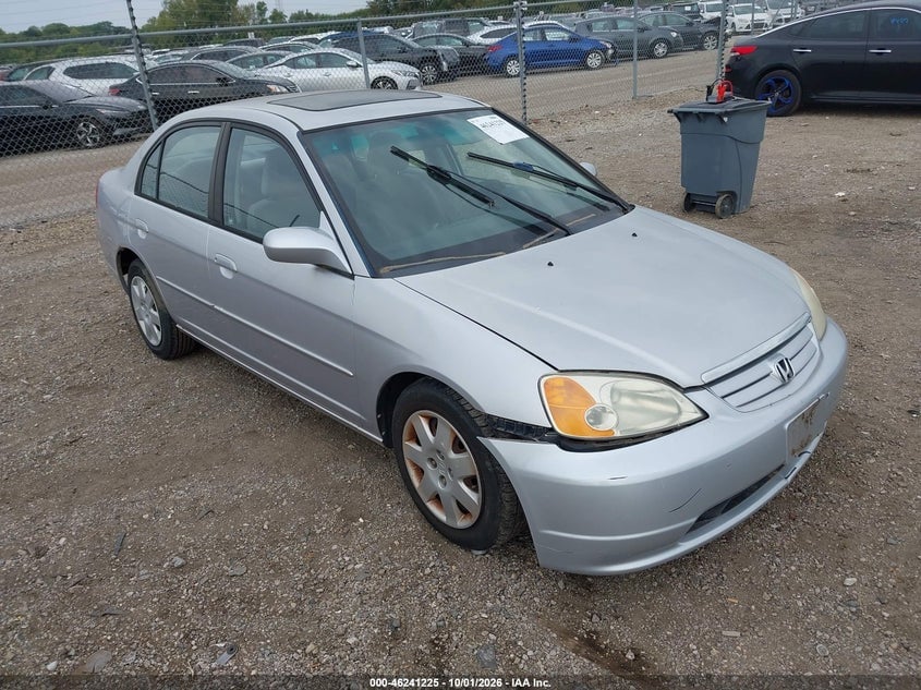 2001 HONDA CIVIC EX | 1HGES26771L010736 | UPCARS