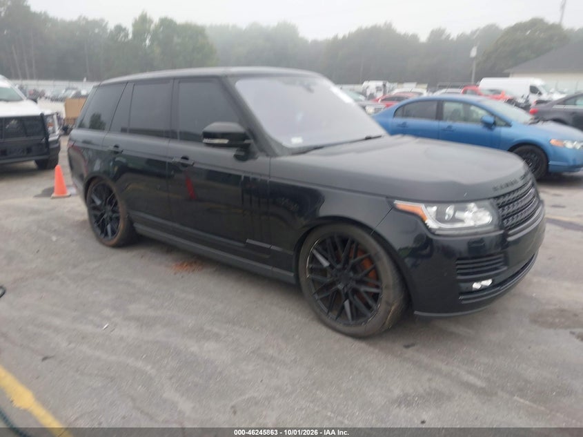 2017 LAND ROVER RANGE ROVER 3.0L V6 SUPERCHARGED | SALGR2FV6HA363114 | UPCARS