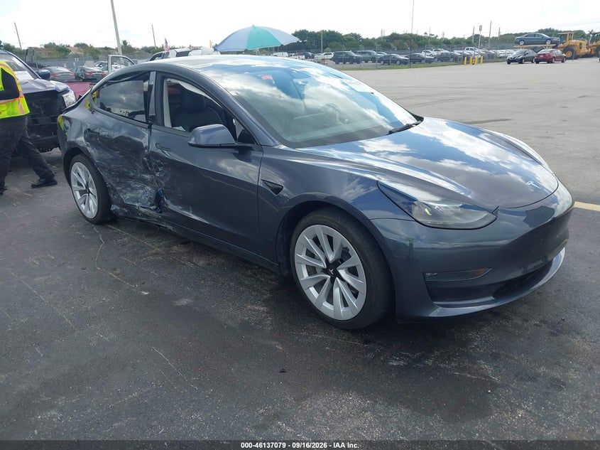 2022 TESLA MODEL 3 LONG RANGE | 5YJ3E1EB7NF247202 | UPCARS