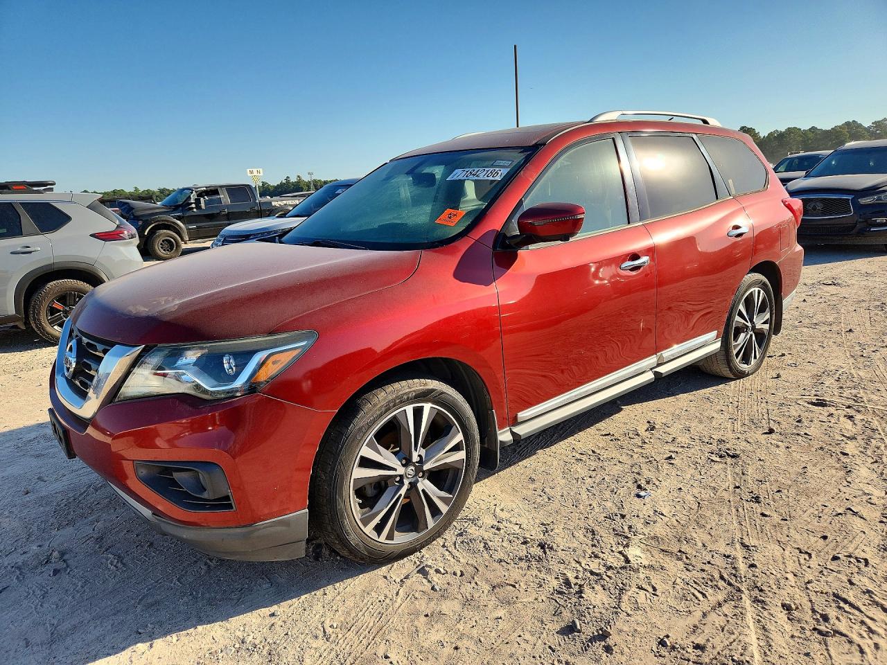 2017 NISSAN PATHFINDER PLATINUM | 5N1DR2MM0HC622099 | UPCARS