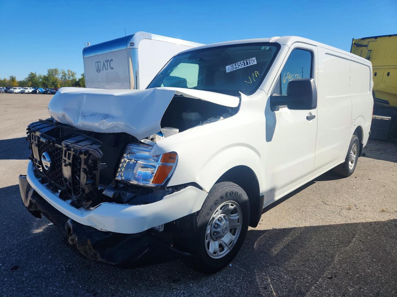 2019 NISSAN NV2500 DELIVERY VAN | 1N6BF0KM1KN801272 | UPCARS
