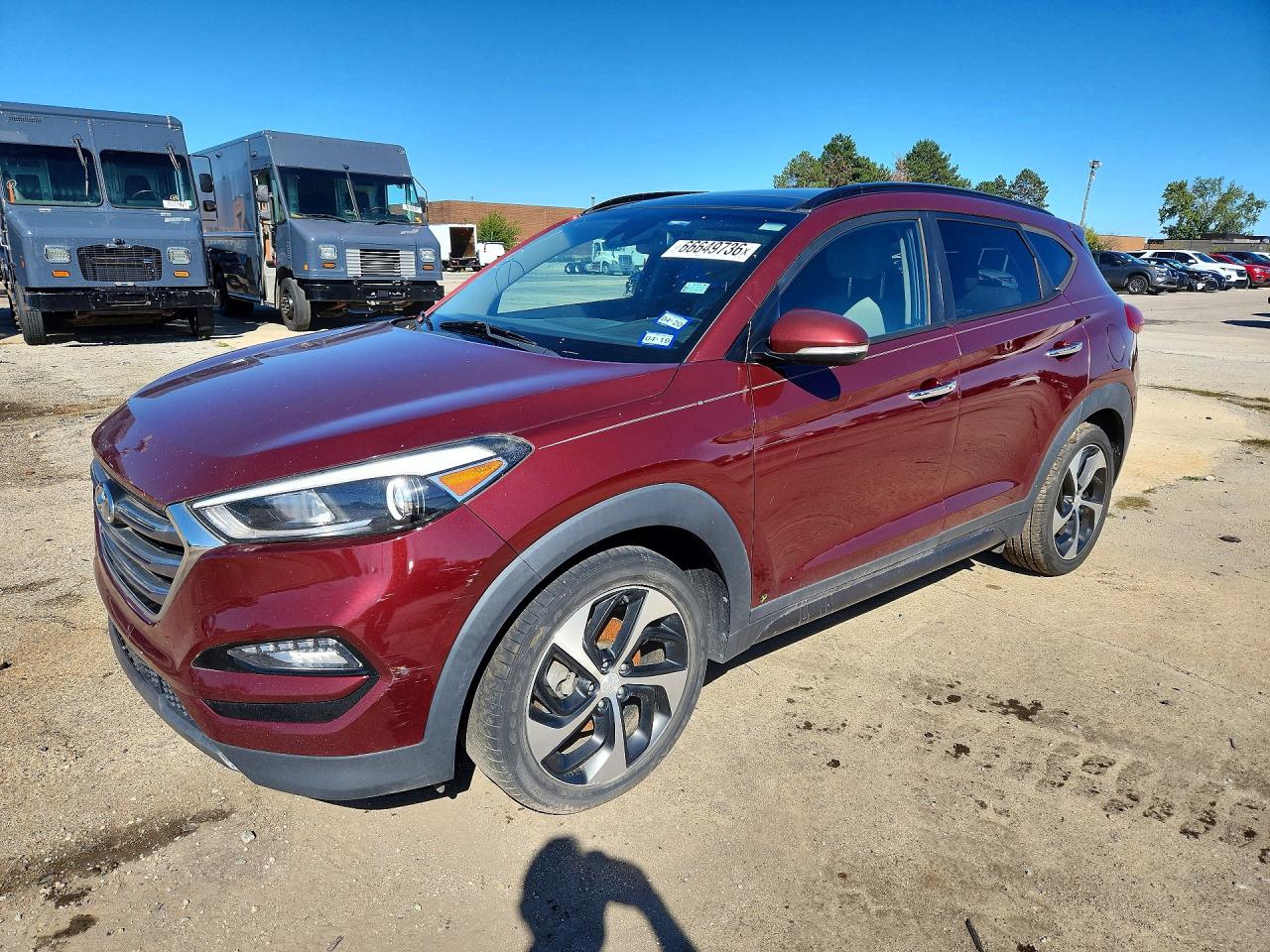2016 HYUNDAI TUCSON LIMITED | KM8J33A22GU091462 | UPCARS