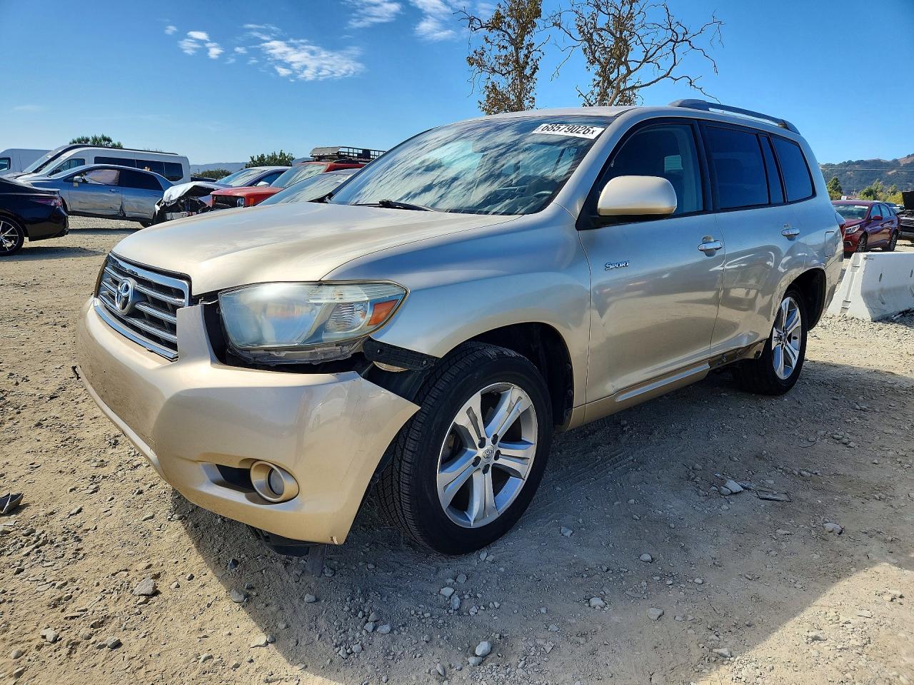 2008 TOYOTA HIGHLANDER SPORT | JTEDS43A482028385 | UPCARS