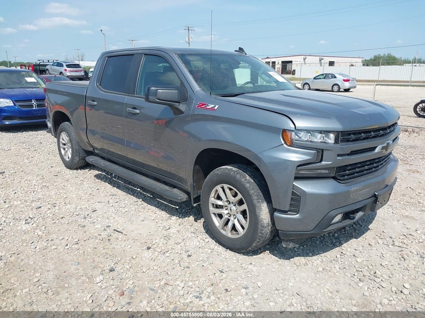2021 CHEVROLET SILVERADO 1500 4WD  SHORT BED RST | 3GCUYEED9MG277153 | UPCARS
