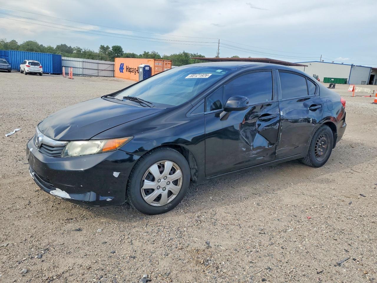 2012 HONDA CIVIC LX | 2HGFB2F54CH564061 | UPCARS