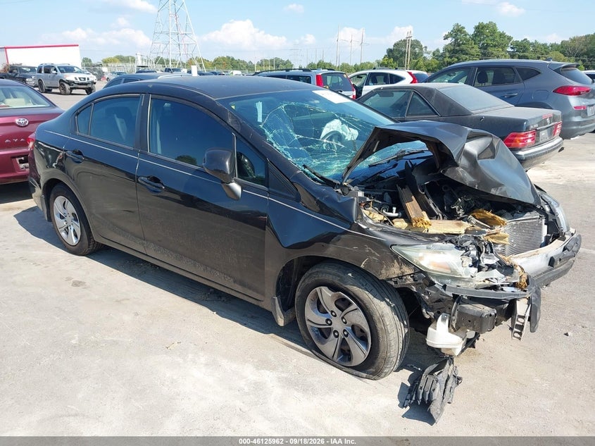 2013 HONDA CIVIC LX | 19XFB2F57DE075312 | UPCARS