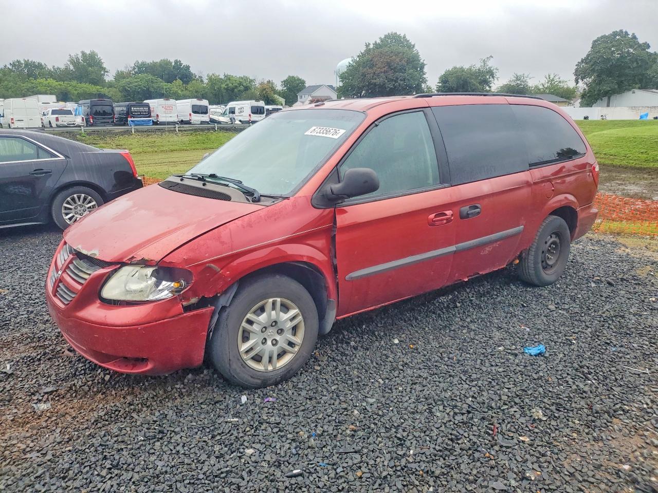 2007 DODGE CARAVAN SE | 1D4GP24R27B187077 | UPCARS
