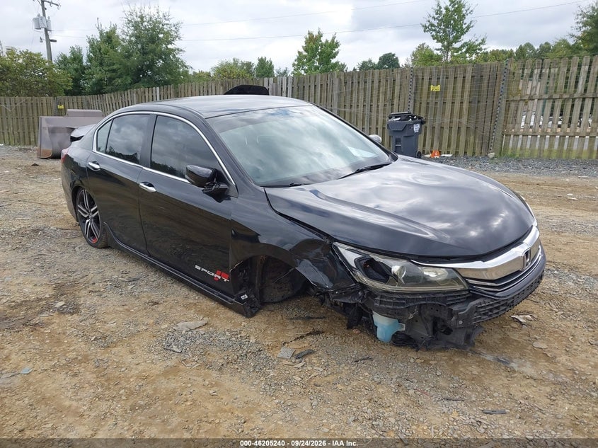 2017 HONDA ACCORD SPORT SE | 1HGCR2F10HA275325 | UPCARS