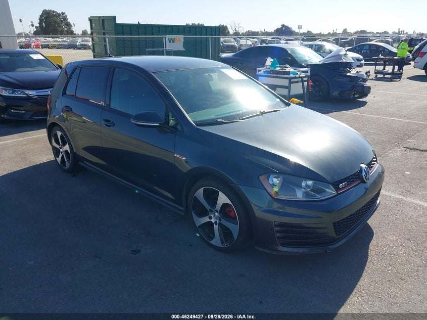 2016 VOLKSWAGEN GOLF GTI S 4-DOOR | 3VW4T7AUXGM019033 | UPCARS