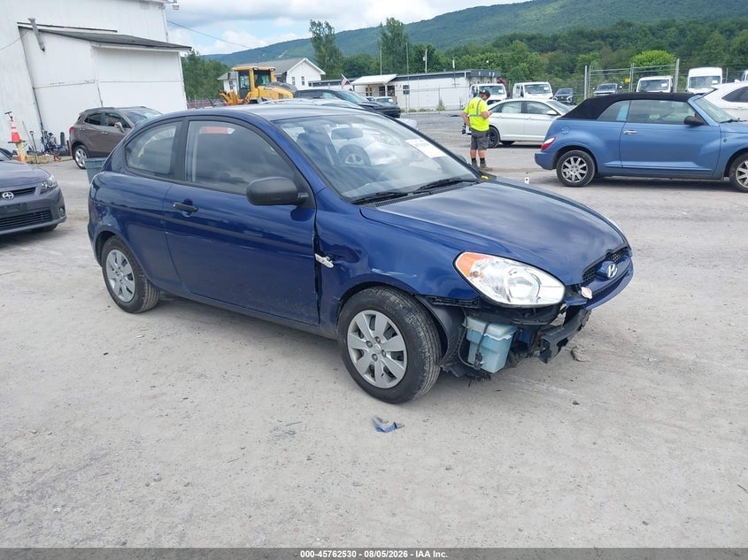 2010 HYUNDAI ACCENT BLUE | KMHCM3AC3AU165414 | UPCARS
