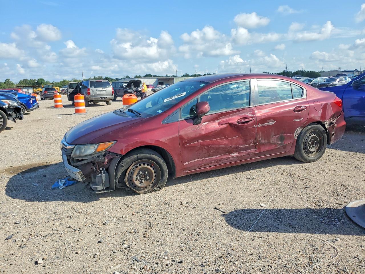 2012 HONDA CIVIC LX | 2HGFB2F52CH579318 | UPCARS