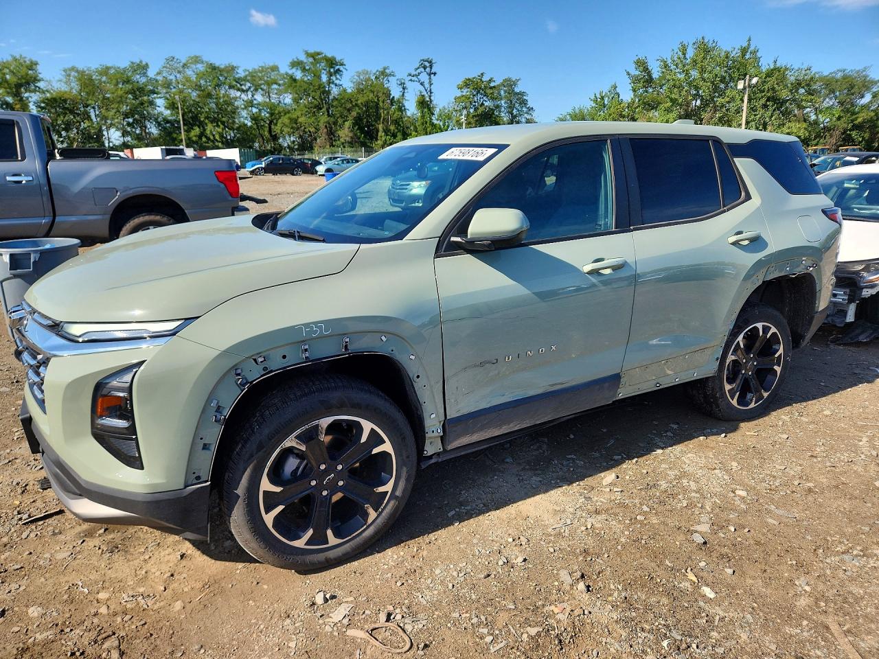 2025 CHEVROLET EQUINOX LT | 3GNAXHEG6SL264809 | UPCARS