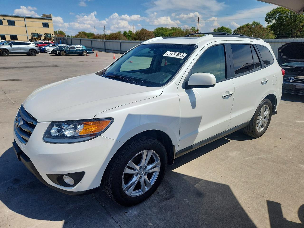 2012 HYUNDAI SANTA FE LIMITED | 5XYZK4AG7CG105136 | UPCARS