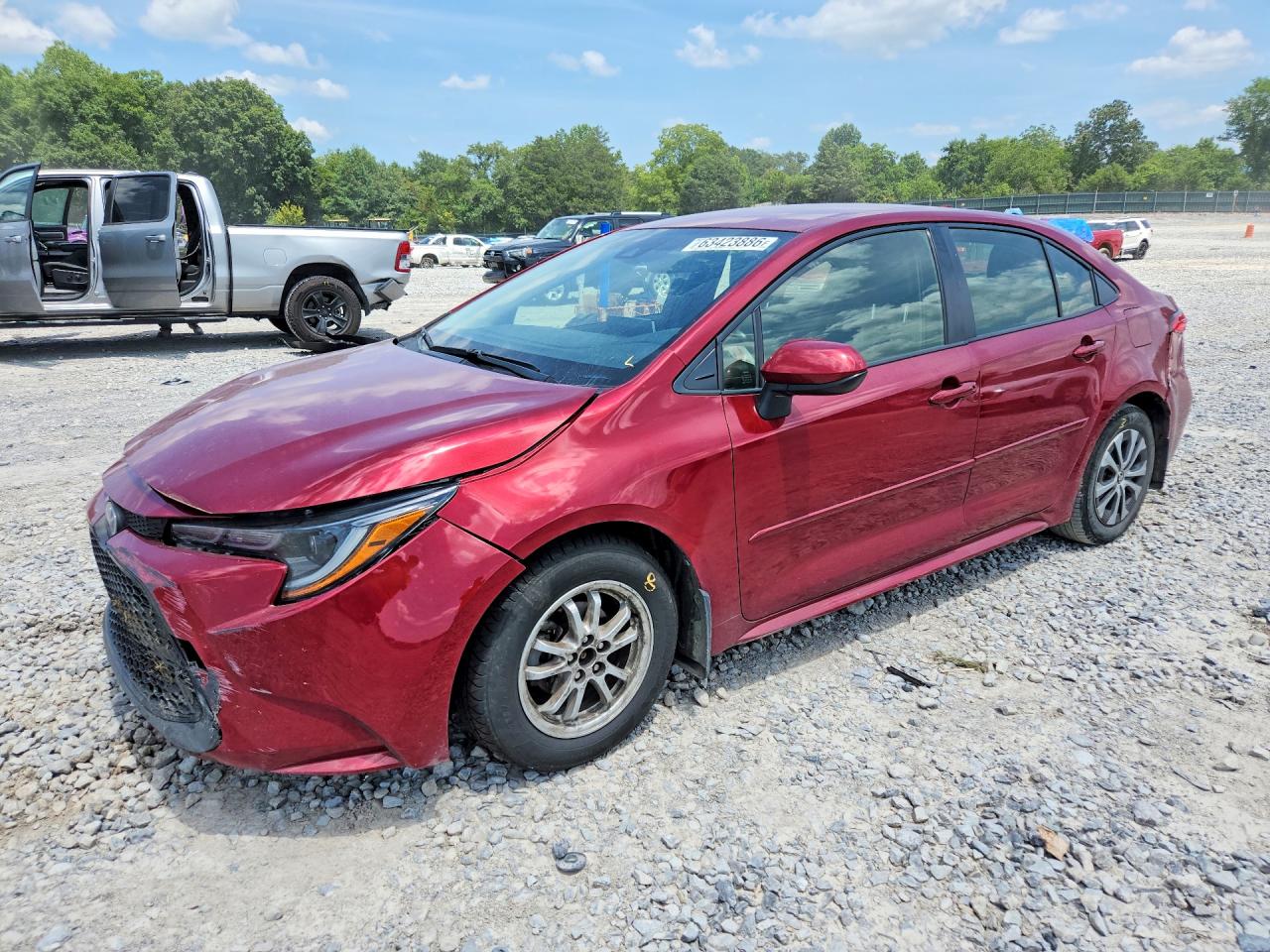 2022 TOYOTA COROLLA LE | JTDEAMDE9NJ061641 | UPCARS