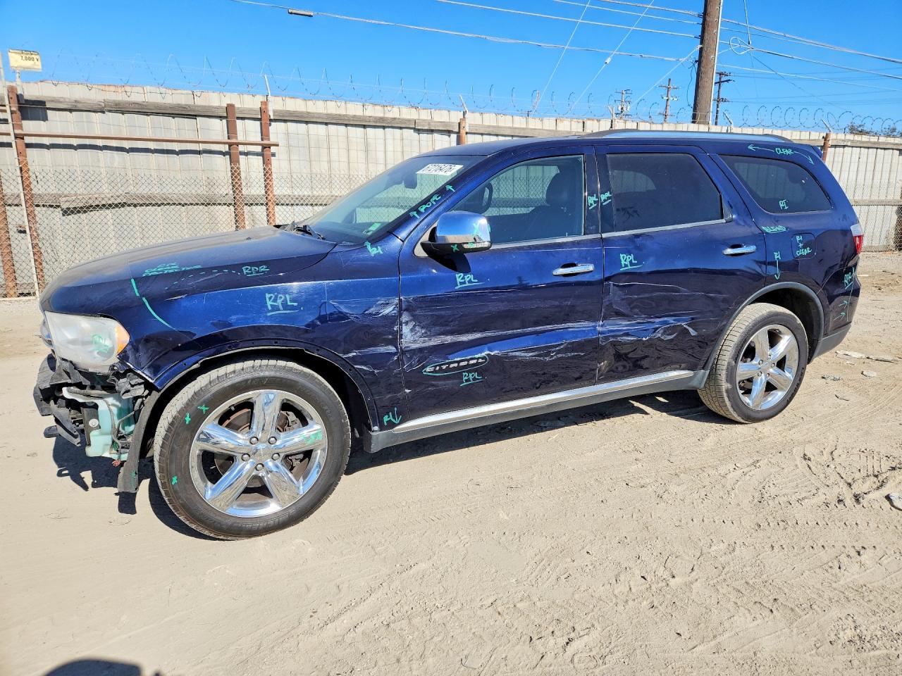 2012 DODGE DURANGO CITADEL | 1C4SDJET9CC229768 | UPCARS