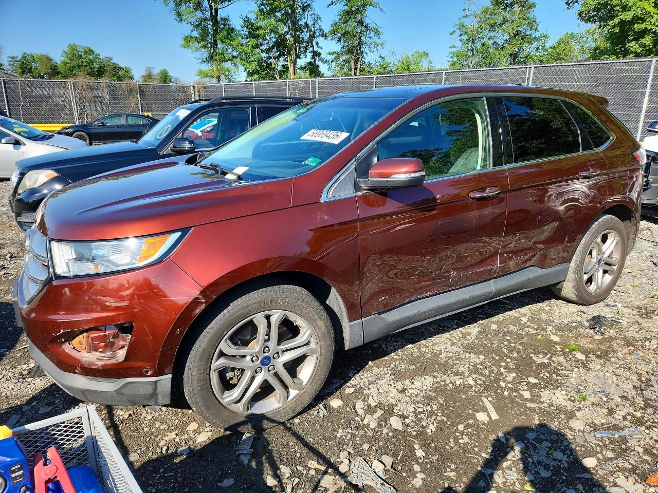 2015 FORD EDGE TITANIUM | 2FMPK4K93FBC16374 | UPCARS